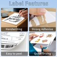 thumbnail image 4 of shiyou-Printable Sticker Paper, Full Sheet Vinyl White Sticker Labels, Shipping Labels for Laser&Inkjet Printers, 8.5\u201d x 11\u201d Adhesive Shipping Label Stickers, 50 Labels., 4 of 4