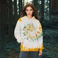thumbnail image 6 of Bovemsi Sweatshirt for Women Long Sleeved Tie Dye Printed Casual Sportswear With Pockets Comfort Hoodie, 6 of 7