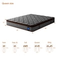 thumbnail image 4 of NNSNG 12 Inch Queen Mattress, Hybrid Cooling Mattress with Gel Memory Foam & Individually Pocketed Springs, Medium Firm for Couples, Black, 4 of 9