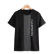 thumbnail image 2 of Playera Negra Para Hombres Mangas Corta Estampado Camisetas, 2 of 6