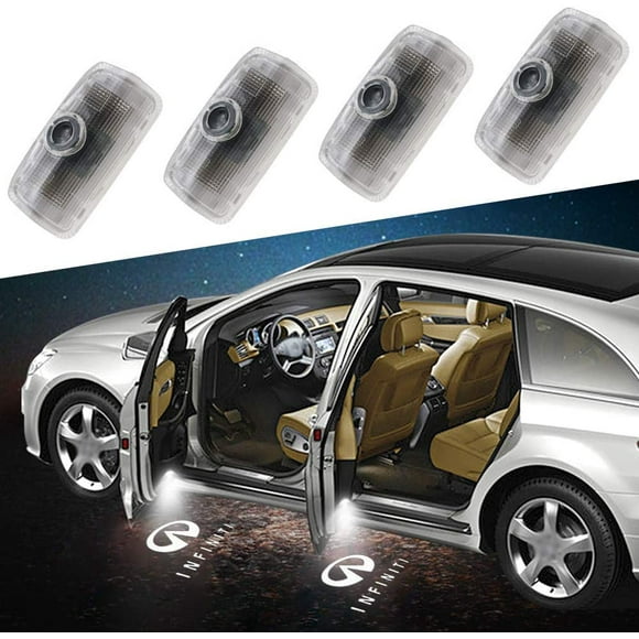 Car LED Door Logo Projector Ghost Shadow Lights For Infiniti G M Q FX EX QX Series (4-Pack)