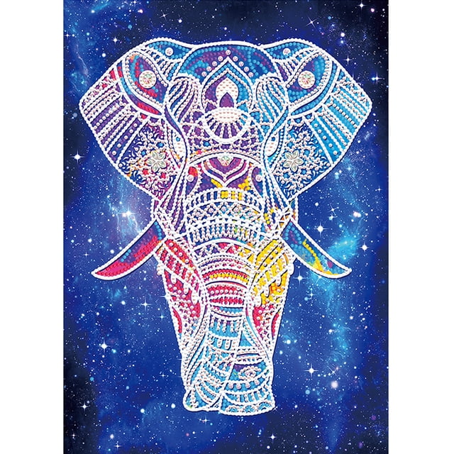 Mosaico de diamantes 5D DIY, Kit de taladro especial parcial, Animal luminoso, artesanía para sala de estar, adornos bordados de diamantes de imitación, trabajo hecho a mano
