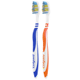 thumbnail image 2 of Colgate ZigZag Deep Clean Manual Toothbrush with Tongue and Cheek Cleaner, Soft, 2 Ct, 2 of 3