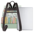 thumbnail image 3 of Disketp Books Mochila de Cuero para Mujer, Bolso de Espalda Antirrobo con Estilo para Viaje, Trabajo y Uso Diario, 3 of 4