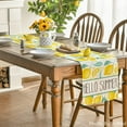 thumbnail image 4 of Hello Summer Lemon Table Runner, Seasonal Spring Summer Fruit Kitchen Dining Table Decoration for Home Party Decor 13 x 72 Inch, 4 of 6
