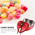 thumbnail image 4 of Cajas de hojalata para dulces de boda, contenedores de dulces con forma de corazón, estuche creativo para dulces, 4 of 8