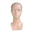 thumbnail image 3 of Cabeza de maniquí calva femenina, sombrero, exhibición, busto, peluca, modelo, soporte para cabeza Piel, 3 of 9