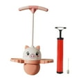 thumbnail image 1 of Tabla de equilibrio con pelota de salto Pogo, divertido juguete de salto alto para juegos, entrenamiento en interiores Rosa, 1 of 8