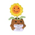 thumbnail image 2 of Plantas en Macetas Crochet Con Cartas Positivas Escritorio (girasol), 2 of 4