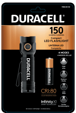 Duracell 150 Lumen Compact LED Flashlight