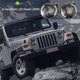 thumbnail image 2 of 7 Inch LED Headlight Round 200W Halo Angle Eyes DRL For Jeep 1PCS, 2 of 5