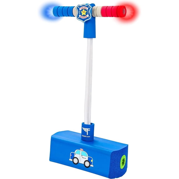 My First Flybar Foam Pogo Jumper for Kids Age Years 3 and Up, Toy for Boys Girls, Police