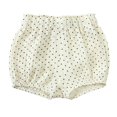 thumbnail image 2 of XinLfly Baby Girls Boys Bubble Shorts, Printed Cute Elastic Waist Cotton Summer Pants Beige Size 3 Months, 2 of 3