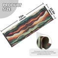 thumbnail image 5 of Yayeee Runner Rug for Bedroom 2'x6' Machine Washable Hallway Non Slip Mat, Artistic Desert Pattern, 5 of 8