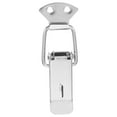 thumbnail image 1 of Miangastore Spring Loaded Toggle Latch Catch Stainless Steel Spring Toggle Lock with Padlock Hole for Cabinet Wooden Case Toolboxes and Chest Trunk 9.2cm, 1 of 8