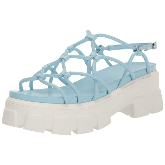 Circus by Sam Edelman Women's Greyson Platform Sandal, Poolside Blue, 8.5
