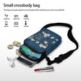 thumbnail image 7 of HELLHERO Zipper Women Messenger Bag Men, Women Butterfly and Daisy Pattern Polyester Casual Use 4.33x1.97x7.09 Lightweight, 7 of 7