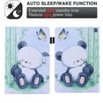 thumbnail image 4 of Dteck Smart Case for Amazon Fire HD 10 2021/HD10 Plus 2021 10.1-inch,Magnetic Card Holder Wallet Patterned Automatic wake/sleep Case PU Leather Kickstand Shockproof Folio Cover,Panda, 4 of 5