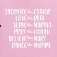 thumbnail image 6 of Wild Bobby, Sacrafice Love Serve Pray Believe Dance Inspirational/Christian Men Graphic Tee, Light Pink, Large, 6 of 6