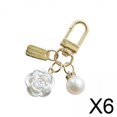 thumbnail image 1 of 6 Llaveros De Perlas Artificiales Con Colgante Para Decoración De Mujer, Accesorios Rosa, 1 of 8
