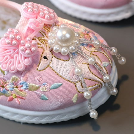 

PEASKJP Wedge Sandals Children Girls Non-slip Outdoor Beach Slip On Strappy Comfy Sandals Girls Summer Dress Shoes Pink 1