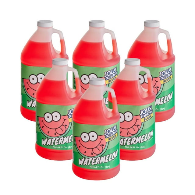 Jolly Rancher Concentré de Slush à la Melon D\'eau pour Services Alimentaires - Pichet de 1/2 Gallon