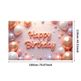 thumbnail image 3 of Colorful Balloons Birthday Party Banner Decorative Confetti Happy Birthday Banner for Celebration Indoor Decoration Photo Shoot, 3 of 7