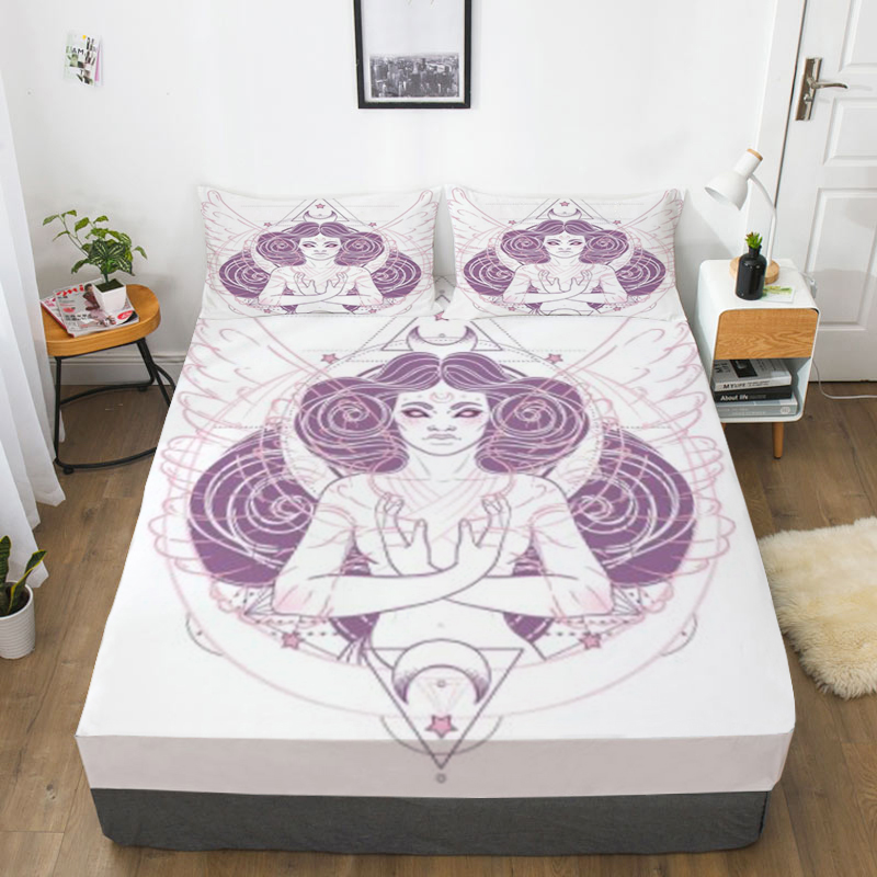 3D Printed Home Textiles Bohemian Bedding Sheets Boho Style Fitted