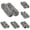 Silver 6PCS, variant on 12PC Stainless Steel Wire Cleaning Ball Kitchen Store Cleaning Ball Steel Wool Scrubber Pad Used For Dishes