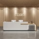 thumbnail image 3 of Counter Modern Reception Desks White Podium Closet Commercial Reception Desks Cashier Mesa De Escritorio Minimalist Furniture My Lux Decor Round, 3 of 7