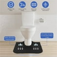 thumbnail image 4 of 6Pcs Toilet Mats, 24x25.6inch Absorbent Toilet Floor Protector, Around The Toilet Pee Mat , Non Slip U Shaped Toilet Commode Pads, 4 of 5