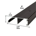 thumbnail image 3 of M-D Building Products 10322 3-3/8 in. x 1 in. x 36 in. Bronze Aluminum and Vinyl High-Profile Outswing Door Threshold, 3 of 4