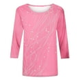 thumbnail image 4 of Flattering 3/4 Sleeve Tops For Women Off The Shoulder Tops For Women Plus Size Dressy Vneck 3/4 Sleeve Shirts For Women Plus Womens Blouses Plus Size Long Sleeve Womens V Neck 3/4 Sleeve Cotton, 4 of 6