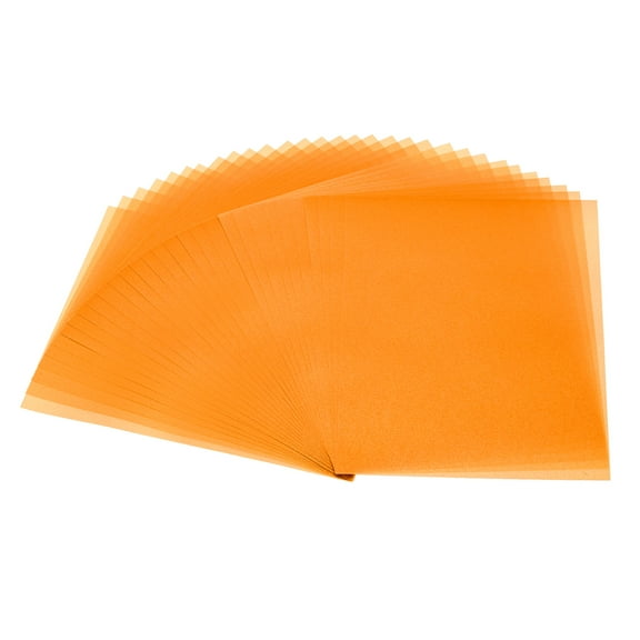 110 Sheets Vellum Paper 4.25x5.5, Vellum Paper Printable Translucent Paper 100GSM for Invitations Printing, Orange