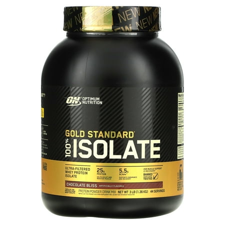 Optimum Nutrition Gold Standard 100% Isolate, Chocolate Bliss, 3 lb (1.36 kg)