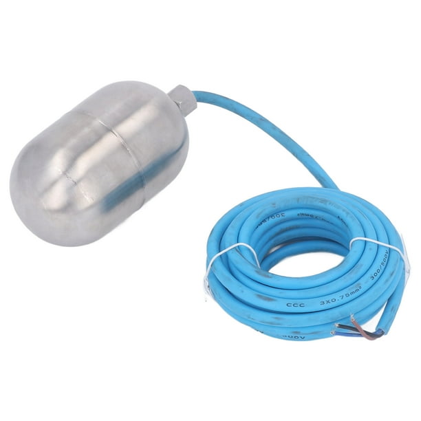 Válvula de sensor de flotador de control válvula de bola de flotador de acero inoxidable segura y confiable no tóxica duradera amplia aplicación con cable de 5 m para el ANGGREK Otros