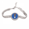 thumbnail image 1 of red card whistle referee cartoon Tennis Chain Anklet Bracelet Diamond Jewelry, 1 of 3
