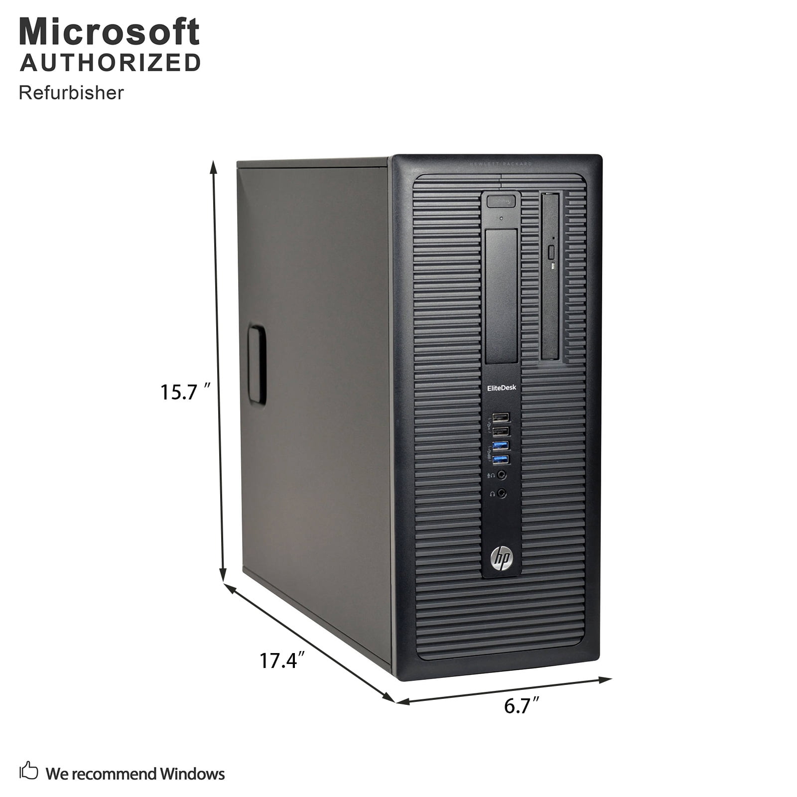 HP EliteDesk 800 G1 Tower, Intel Quad Core i7-4790 up to 4.0 GHz