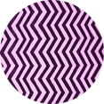 thumbnail image 1 of Ahgly Company Indoor Round Abstract Pink Contemporary Area Rugs, 8' Round, 1 of 4