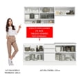 thumbnail image 4 of Cocina Integral Madesa Glamy Sin Tarja 200 Cm Blanco Madesa Glamy, 4 of 10