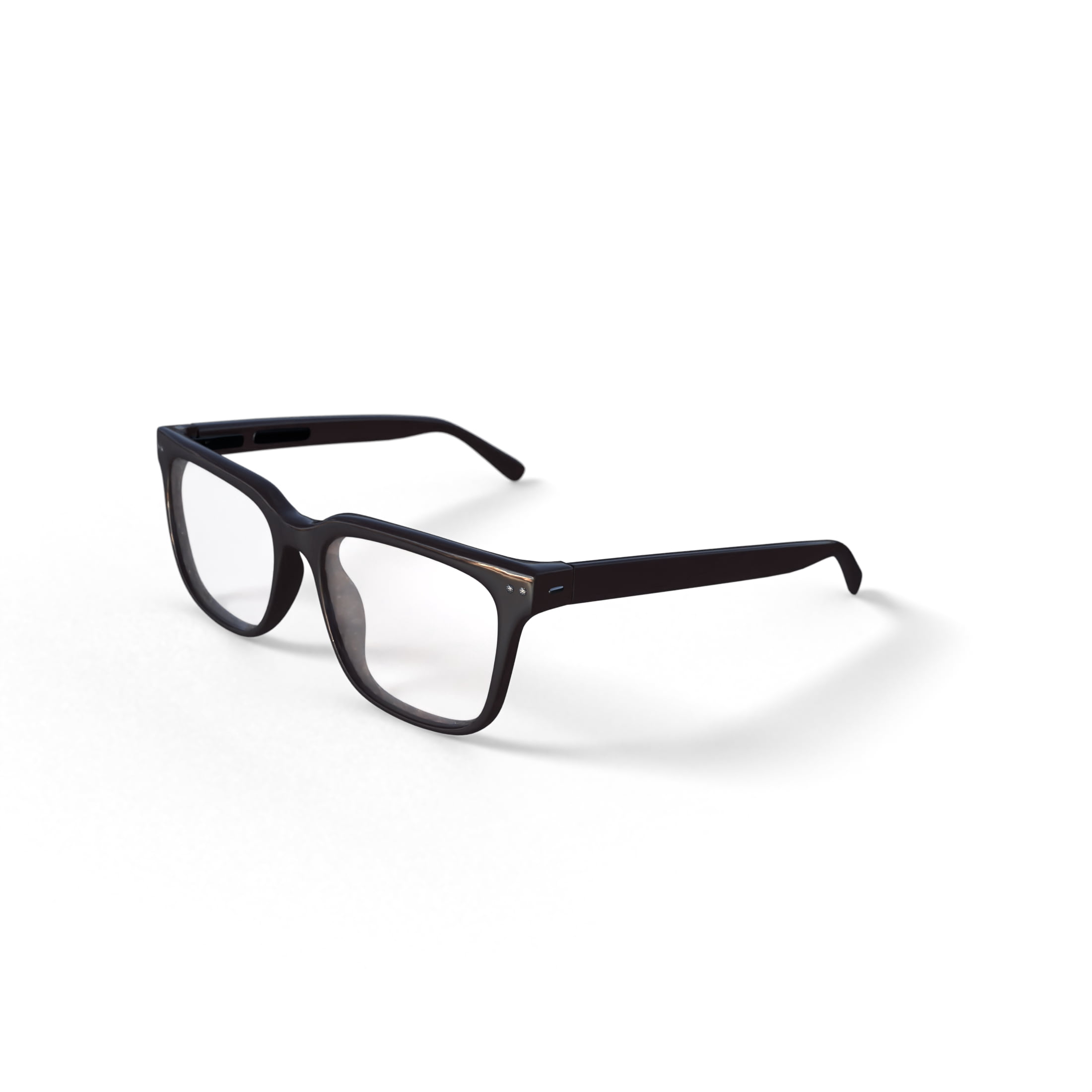 Nuance Audio Unisex Size 54 Prescription Hearing Square Smart Glasses with Charging Case, Shiny Burgundy/Demo Lens