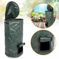thumbnail image 4 of Lot de 2 Sacs de Compost Biologique 15 Gallons 34 Gallons Bacs de Compost de Jardin Réutilisables Sacs de Compost pour l'Élimination des Déchets PE pour Cuisine Jardin Cour, 4 of 7