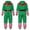 1-Green, variant on Mens Elf Onesie Zip Front Elastic Fuzzy Jumpsuit Christmas Loungewear,5-Green