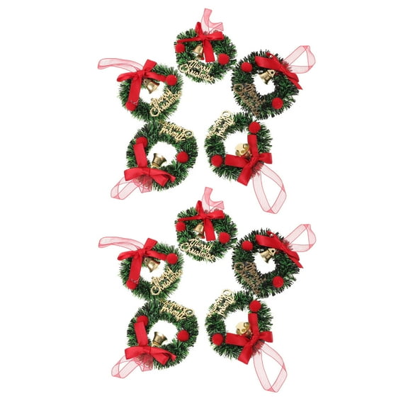 Raindrops Mini Wreaths for Crafting 10pcs Plastic Decorative Supplies for Projects and Home Decor