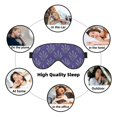 thumbnail image 7 of Naloa Lavender Flowers Print Sleep Mask for Sleeper, Light Blocking Sleeping Eye Mask for Women Men, Eye Shade with Adjustable Strap for Travel, Nap,Meditation, 7 of 7