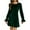 *Green, variant on ClodeEU Women's Sequin Long Sleeve Velvet Mini Dress ,Christmas Party Club Slim Dresses Green,Womens Plus XL