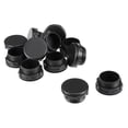 thumbnail image 1 of Unique Bargains 12 Pcs 30mm Black Plastic Push Button Switch Hole Panel Plug, 1 of 1