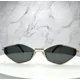 thumbnail image 2 of New MIU MIU Sunglasses Gold Metal Geometric Hexagon Gray Lens MU 56ZS Authentic, 2 of 6