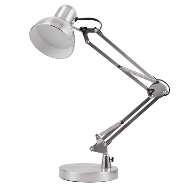 Mainstays 3.5 Watt LED Swing Arm Architect Desk Lamp, Silver Walmart