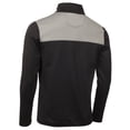 thumbnail image 2 of Calvin Klein Traverse 1/2 Zip Mid-Layer - GRY-BLK - M, 2 of 4